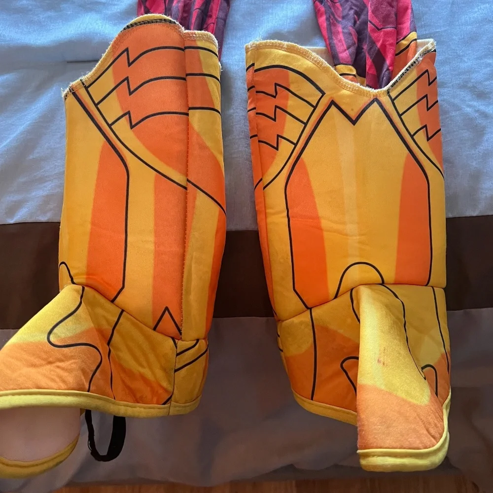 3pc Kids Medium Flash DC Comics Superhero Costume Halloween